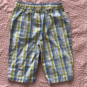 Little Wonders Plaid Pants Baby's Size 3-6M